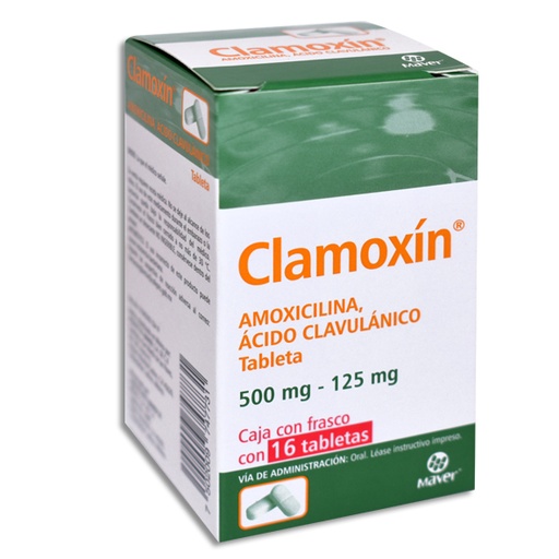 [7502009747731] CLAMOXIN 500/125MG Tabletas c/16