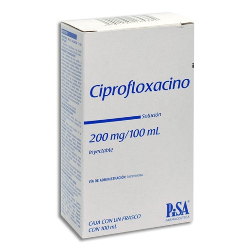 [7501125165382] CIPROFLOXACINO 200MG PISA Solucion Inyectable 100 ml