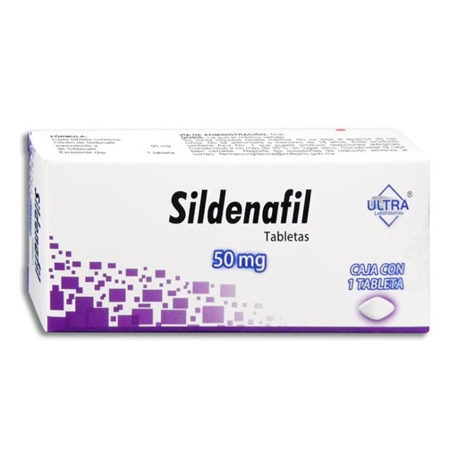 [7502216796812] SILDENAFIL 50MG ULTRA Tabletas c/1