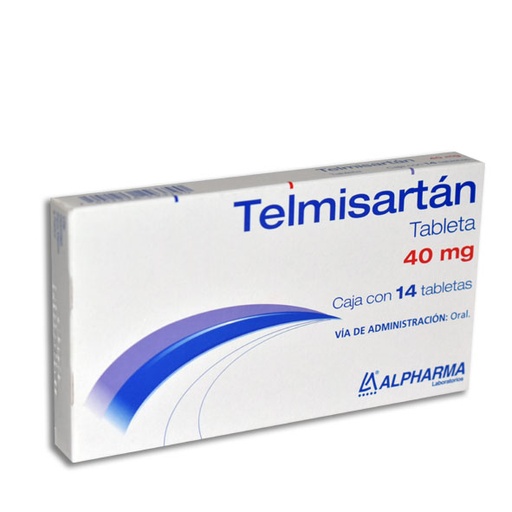 [7502226293790]  TELMISARTAN 40MG ALPHARMA Tabletas c/14