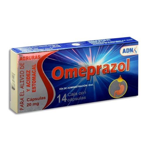 [7506449300112] OMEPRAZOL ADN Capsulas c/14
