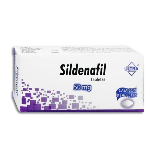 [7502216806580] SILDENAFIL 50MG ULTRA Tabletas c/8