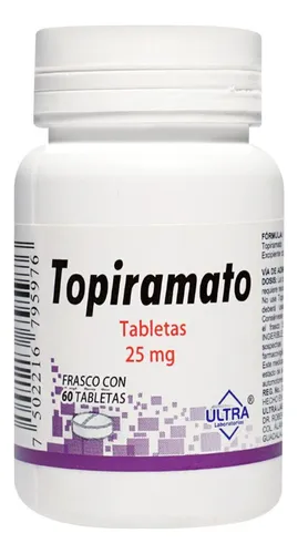 [7502216795976] TOPIRAMATO 25MG ULTRA Tabletas c/60