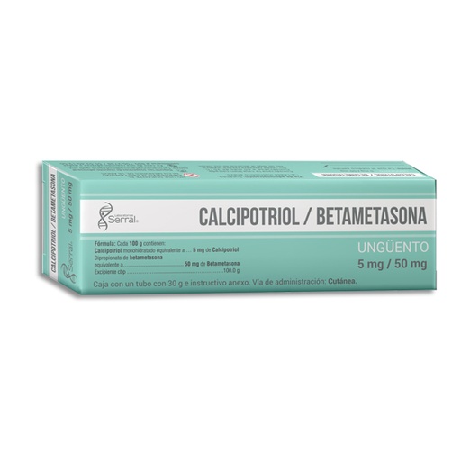 [7501258216180] CALCIPOTRIOL / BETAMETASONA SERRAL Ungüento 30 g
