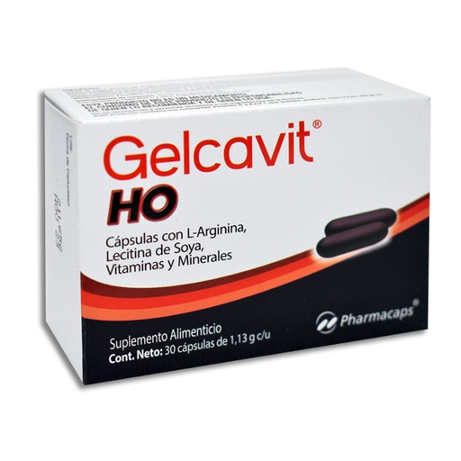 [7501130709830] GELCAVIT HO Capsulas c/30
