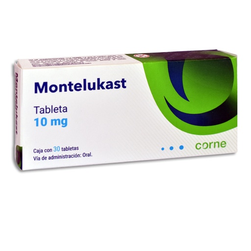 [7503044633126] MONTELUKAST 10MG CORNE Tabletas c/30