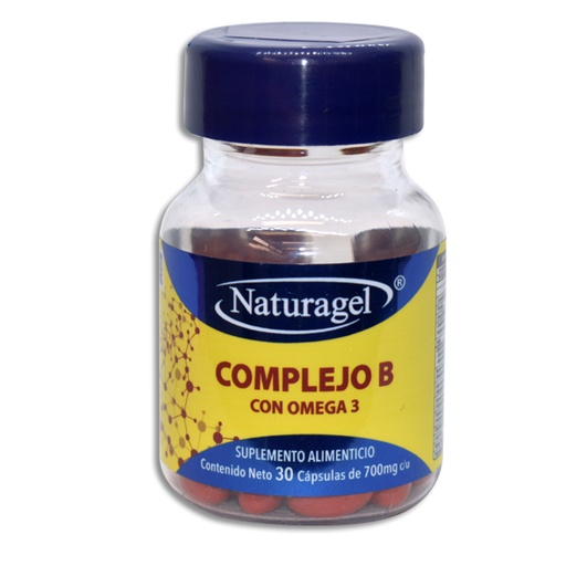 [7503036782023] COMPLEJO B CON OMEGA 3 NATURAGEL Capsulas c/30