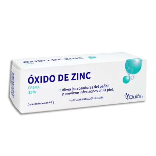[7501109761869] OXIDO DE ZINC QUIMICA Y FARMACIA Crema 45 g