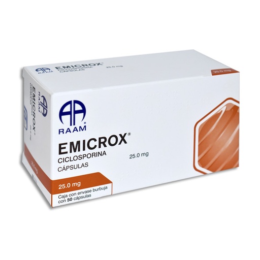[7502227875629] EMICROX 25MG Capsulas c/50