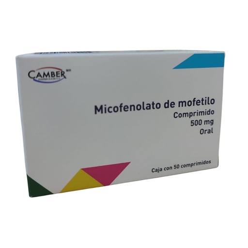 [7506442703804] MICOFENOLATO DE MOFETILO CAMBER   Comprimidos c/50