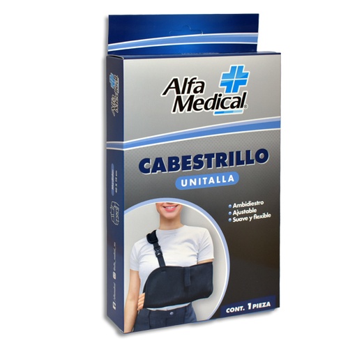[7502275702236] CABESTRILLO ALGODON ADULTO UNITALLA ALFA MEDICAL   Caja   1 Pieza