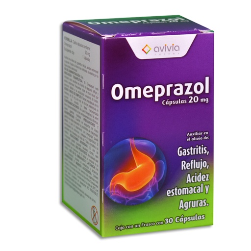 [7502216804012] OMEPRAZOL AVIVIA Capsulas c/30
