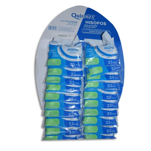 [7503003406297] APLICADORES DE ALGODON QUIRMEX Cartera c/20