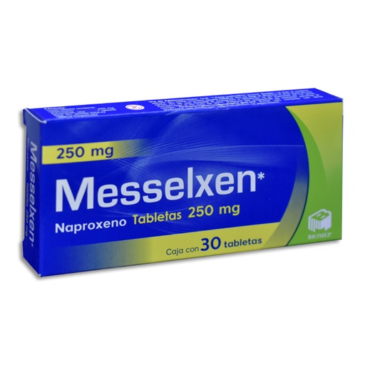 [7501573900467] MESSELXEN 250MG Tabletas c/30