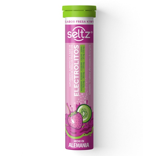 [4022679148841] SELTZ ELECTROLITOS TUBO FRESA KIWI Tabletas Efervescentes c/13
