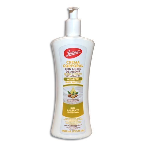 [759684155291] CREMA CORPORAL DE ARGAN + KARITE Frasco 400 ml
