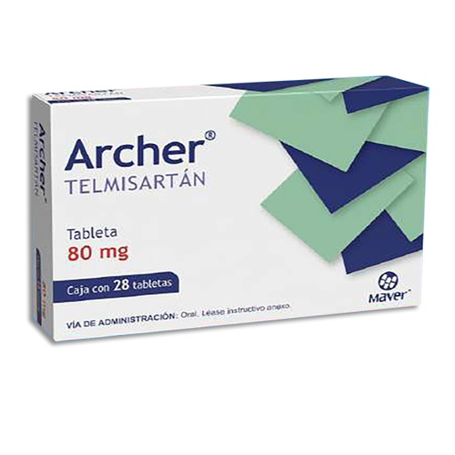 [7503045798282] ARCHER 80MG Tabletas c/28